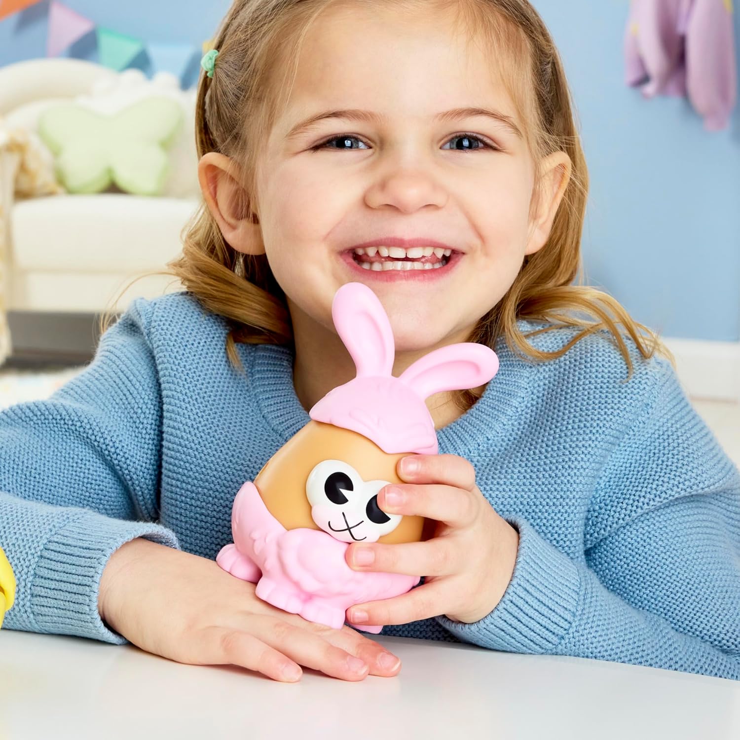 Potato Head Bunny & Chick Tots with 12 Mix and Match Pieces, Two 3-Inch Potato Bodies with 10 Accessories, Preschool Toys for Girls and Boys 2+ – Easter Basket Stuffers - Image 10