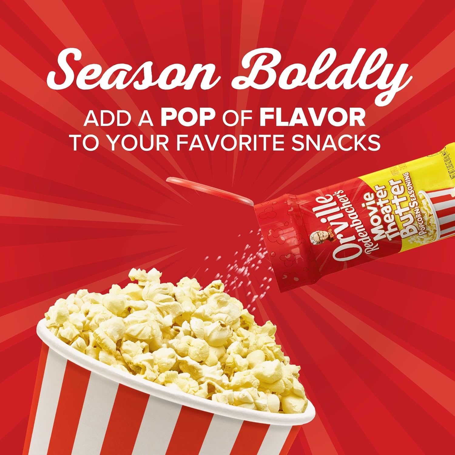 Orville Redenbacher's Popcorn Seasoning, Movie Theater Butter Flavor, 2.4 oz. - Image 6