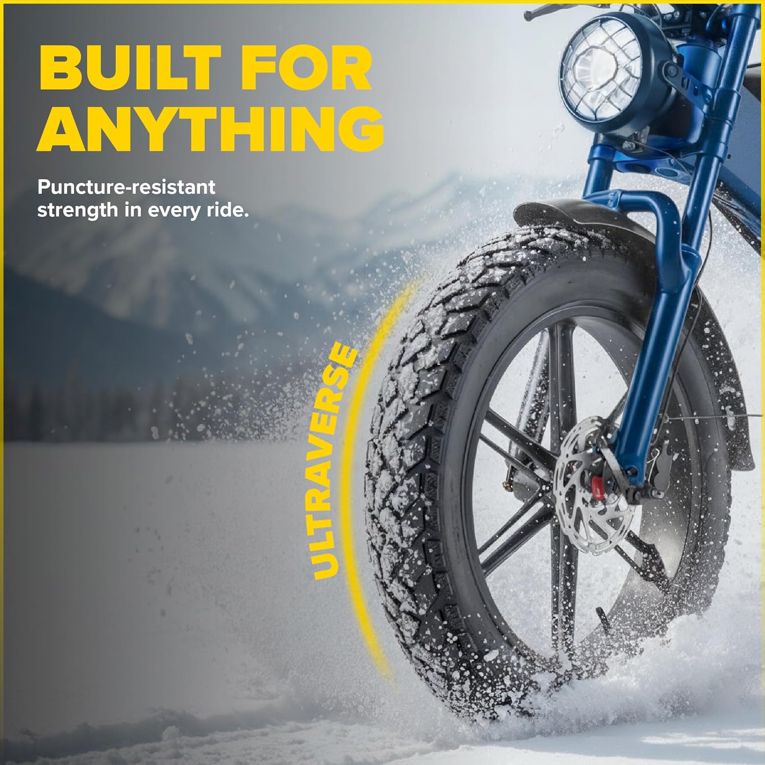 ULTRAVERSE 20x4 E-Bike Fat Tire - Robust, High-Performance 20inch Fat Tyre for MTB and Ebikes, Durable All-Terrain Directional Tread, Superior Density for Street & Trail Adventures-1 Unit - Image 8
