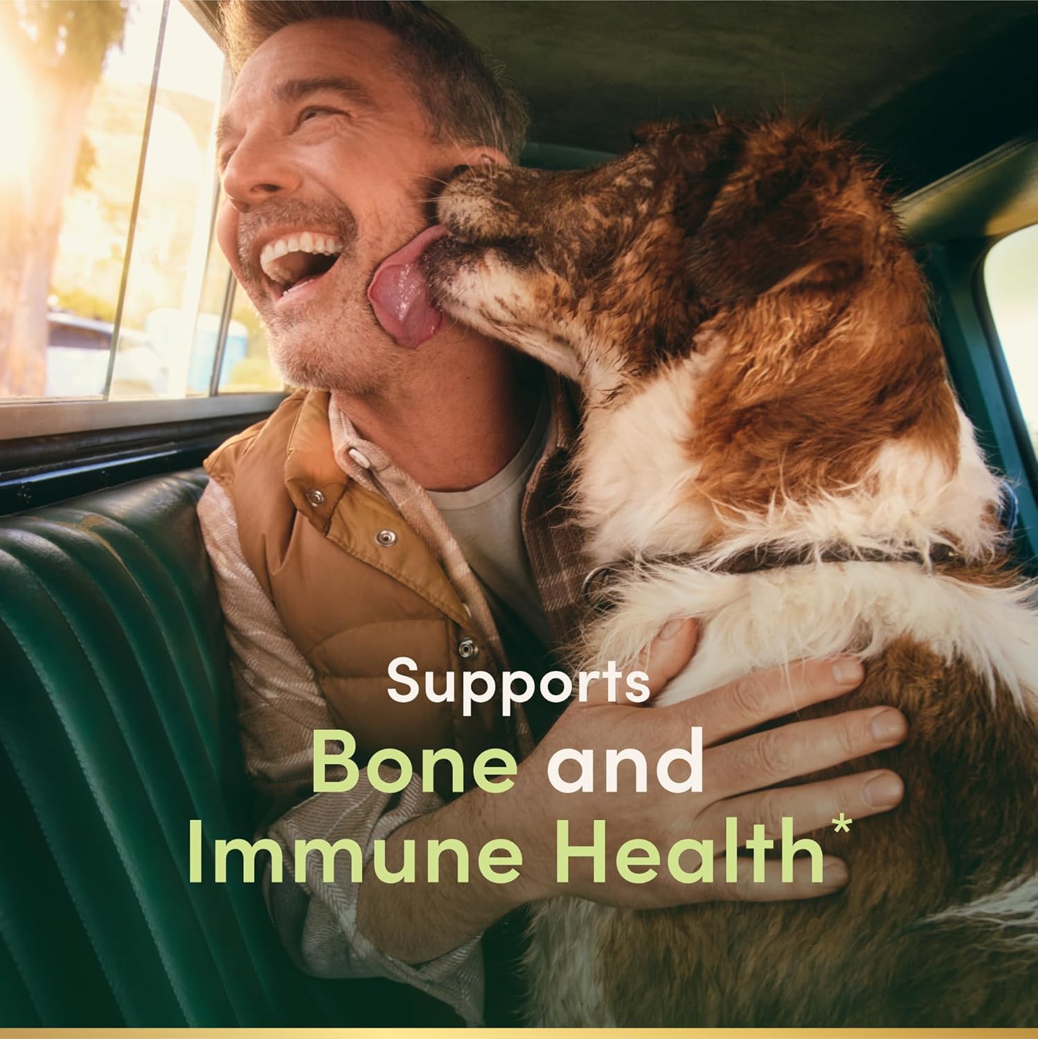 Nature's Bounty Calcium Magnesium & Zinc Caplets, Immune & Bone Health, Daily Supplement, 1000mg Calcium, 400mg Magnesium, 600 IU Vitamin D, Gluten Free, 100 Caplets - Image 2
