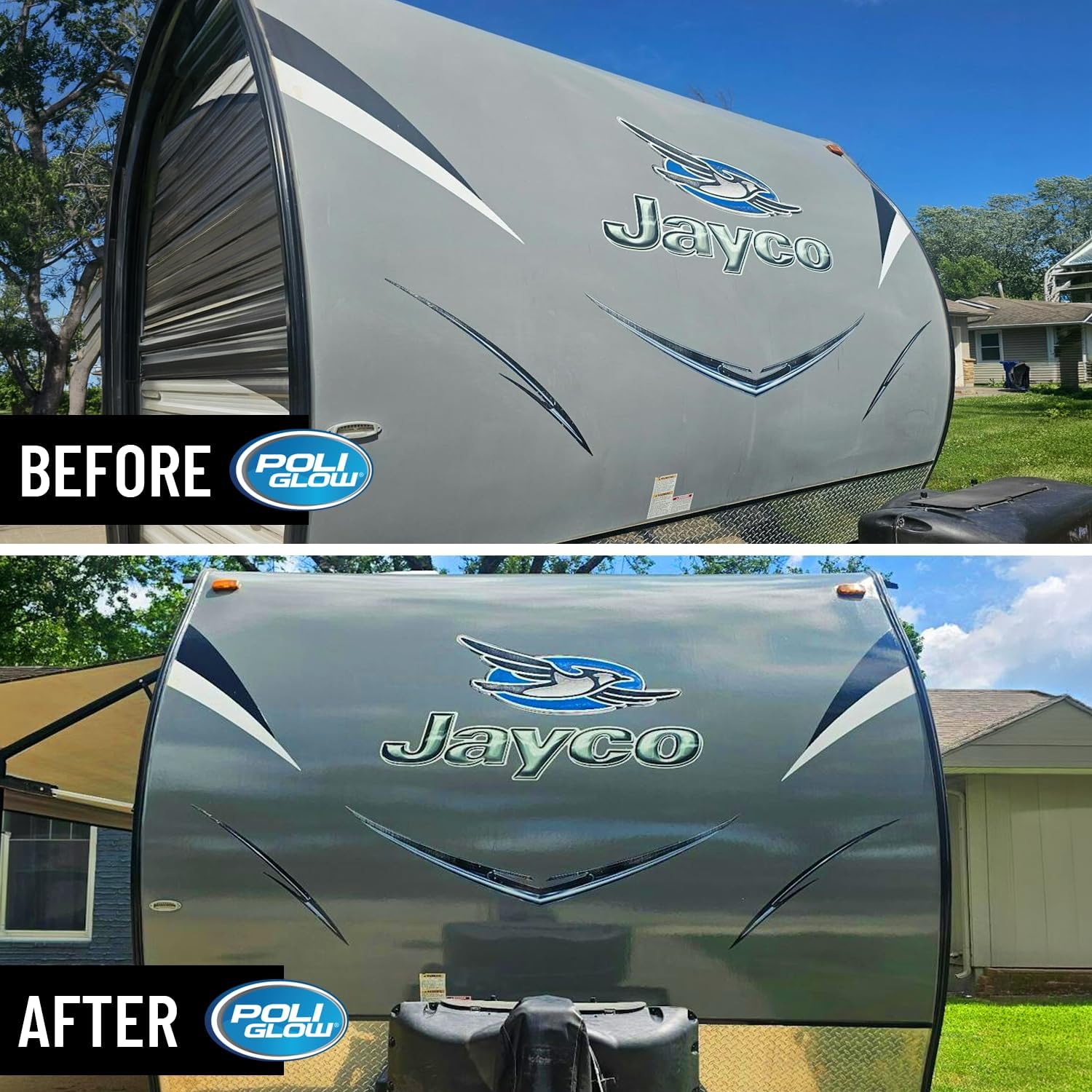 Poli Glow Deluxe Boat & RV Restoration Kit–Removes Oxidation, Seals & Protects–Restores High-Gloss Shine to Fiberglass & Gelcoat–New Liquid or Classic Powder Poli Ox–Easy, Long-Lasting 6-in-1 System - Image 12