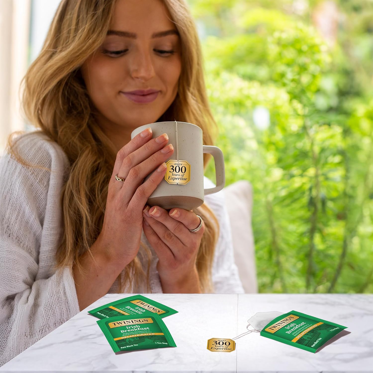 Twinings Decaffeinated Irish Breakfast Black Tea Individually Wrapped Bags, 20 Count (Pack of 6), Flavourful, Robust, Enjoy Hot or Iced, 120 Teabags - Image 3