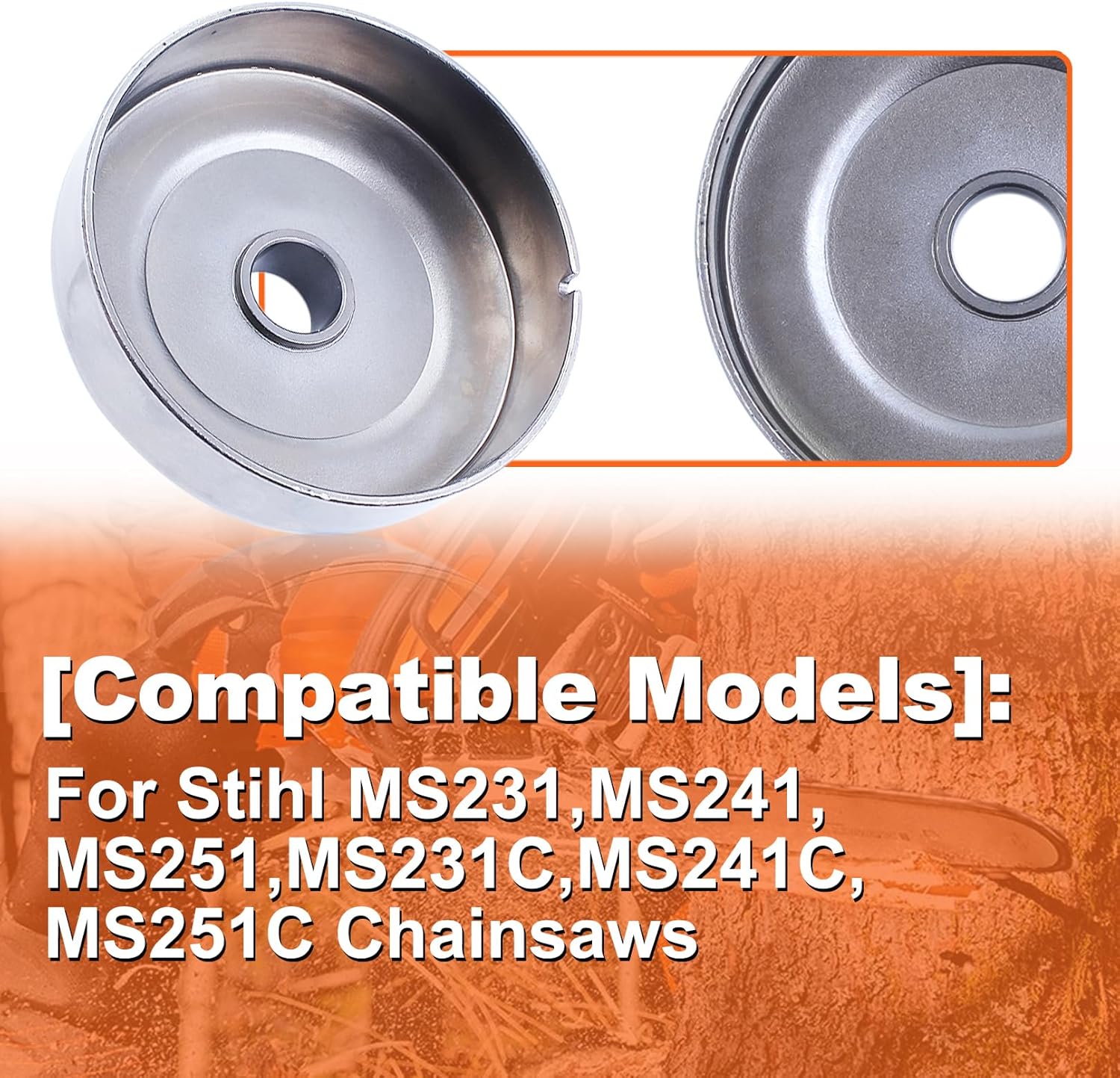 .325"-7T Clutch Drum Spur Sprocket Cover Kit for Stihl MS231 MS251 MS241 MS231C MS241C MS251C Chainsaw 1143 640 2002 - Image 5