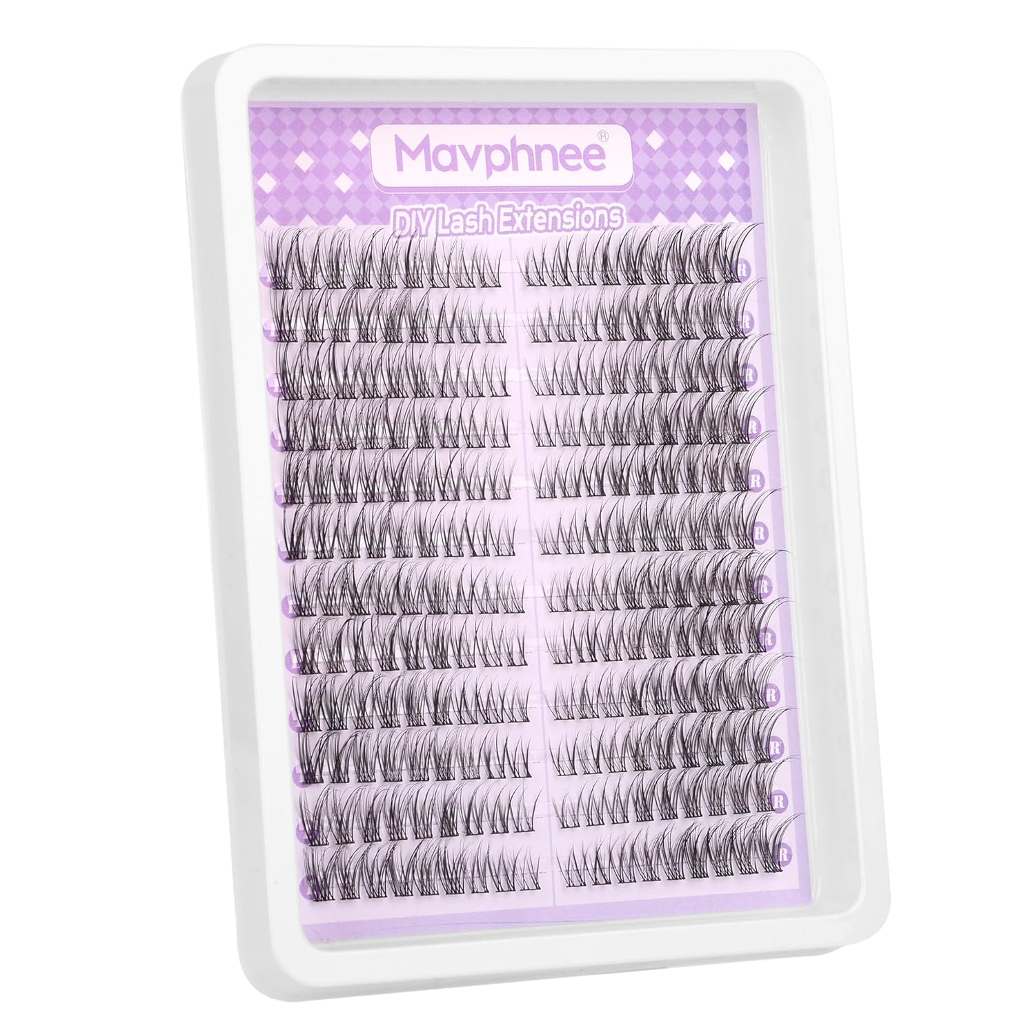 Lash Clusters Natural DIY Lash Extensions C-Curly Cluster Eyelash Extensions Cat Eye Left+Right Cluster Lashes 216 Pcs Wispy Eyelash Clusters for Beginners - Image 8