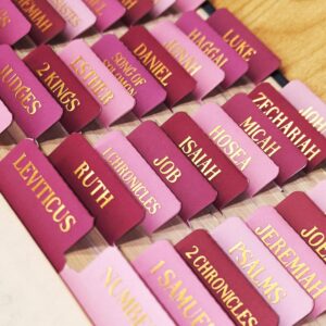 Laminated Bible Tabs, Gold Foil Emb...