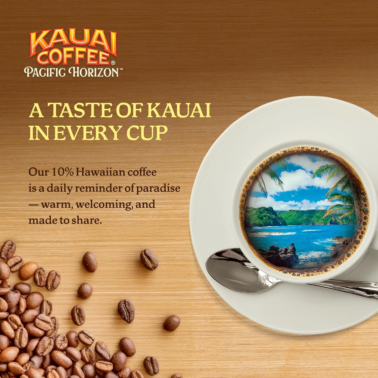 Kauai Coffee Ground Coffee – Smooth, Rich, Medium Roast – Light Floral Notes, Bright Aroma – Arabica Coffee, 10% Hawaiian with No Bitterness – Koloa Estate, 1 Pack of 10oz - Image 3