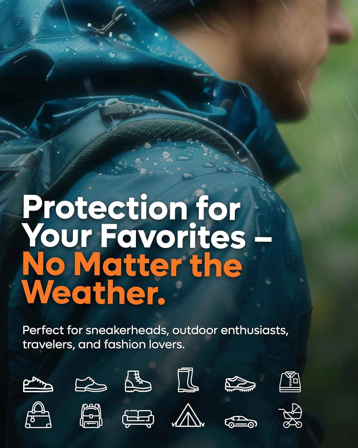 Collonil Carbon Pro XXL – Universal Shoe Protector Spray 2x 10.1 fl oz – Waterproof & Stain-Resistant – PFAS-Free Suede Protector for Shoes, Boots, Backpacks, Jackets & Tents – Made in Germany - Image 3
