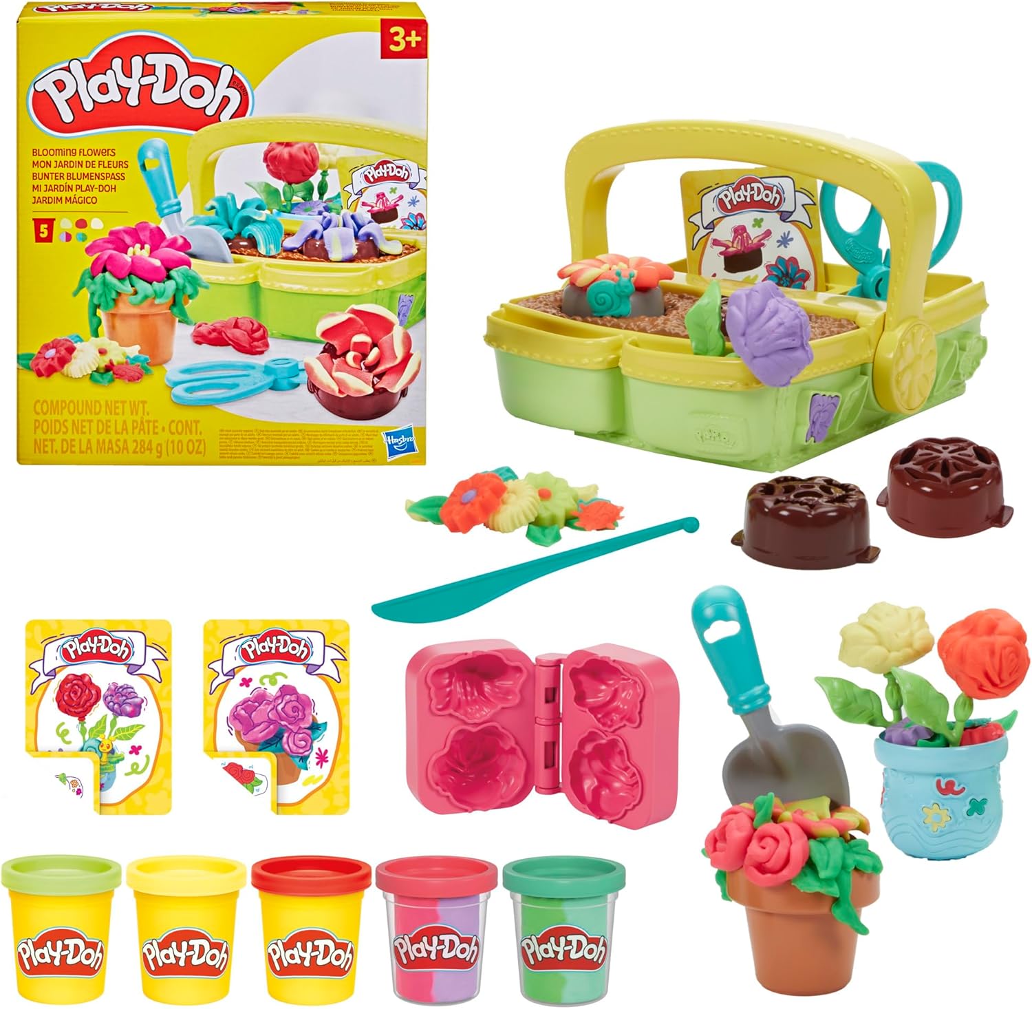 Play-Doh Blooming Flower Garden Toy Playset, Nature Pretend Play, Kids Arts & Crafts Ages 3+ - Image 16