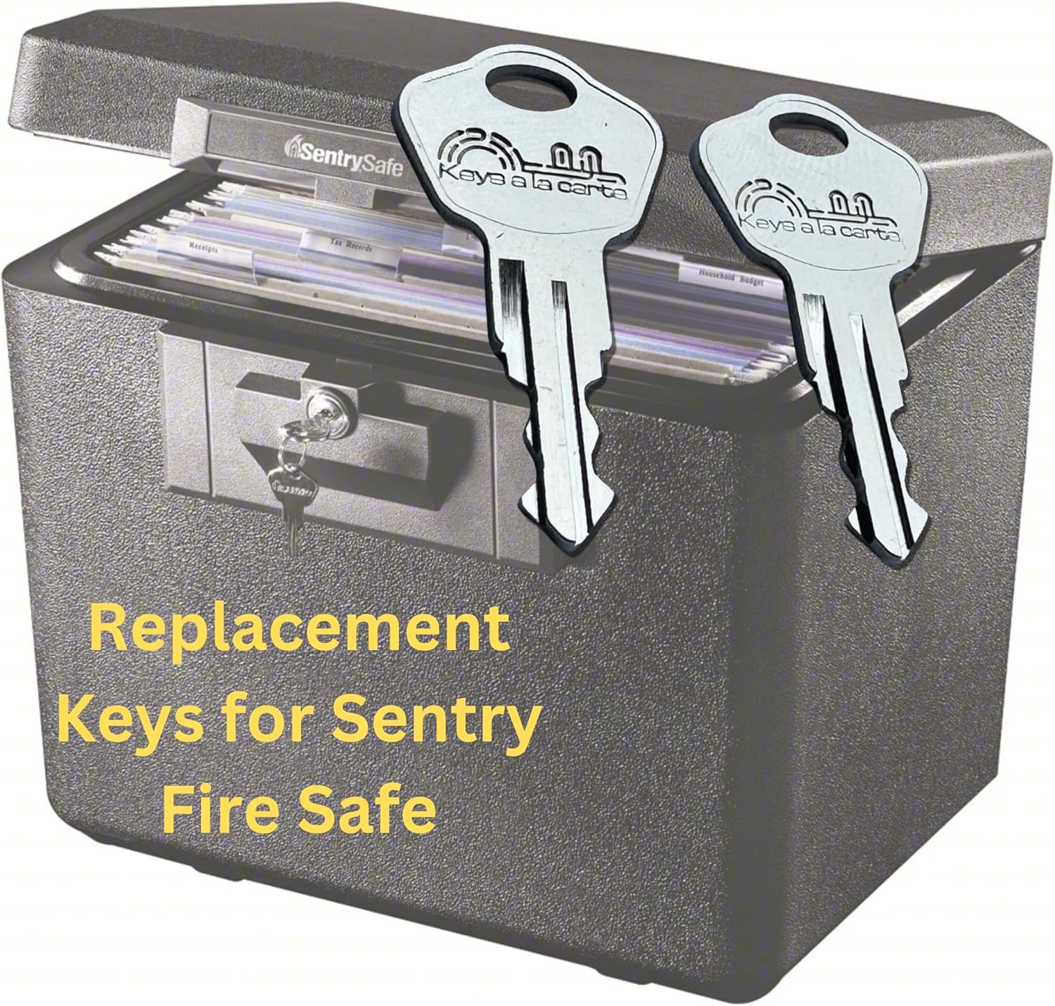 Pair of Replacement Keys for Sentry Safe Lock Boxes, Fire Chests, Fire Files, & Fire/Water Files – Cut to Code 3N2 - Image 3
