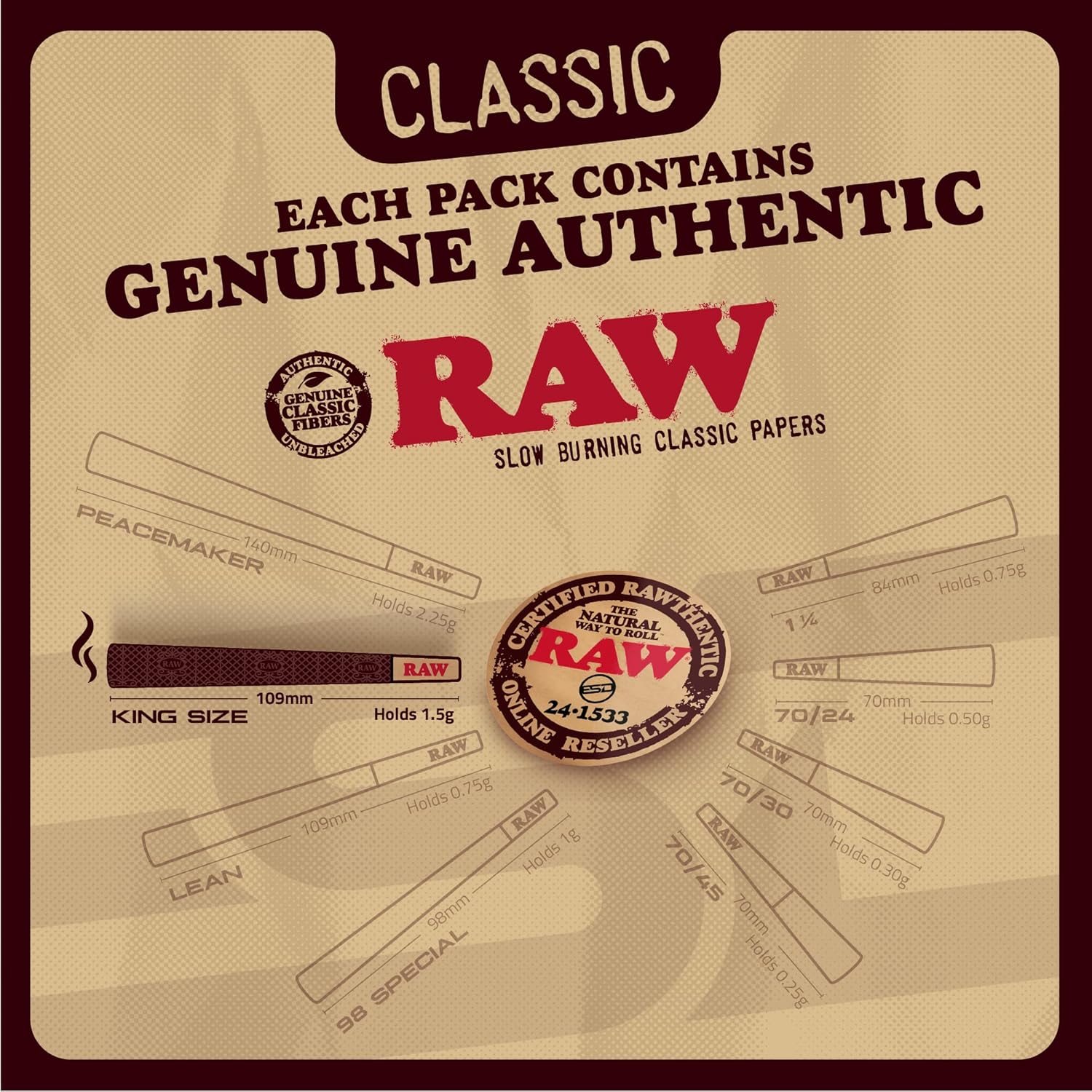 RAW Cones Classic King Size - 100 Pack - Slow Burning Pre Rolled Paper with Tips and Packing Tubes Included - Image 4
