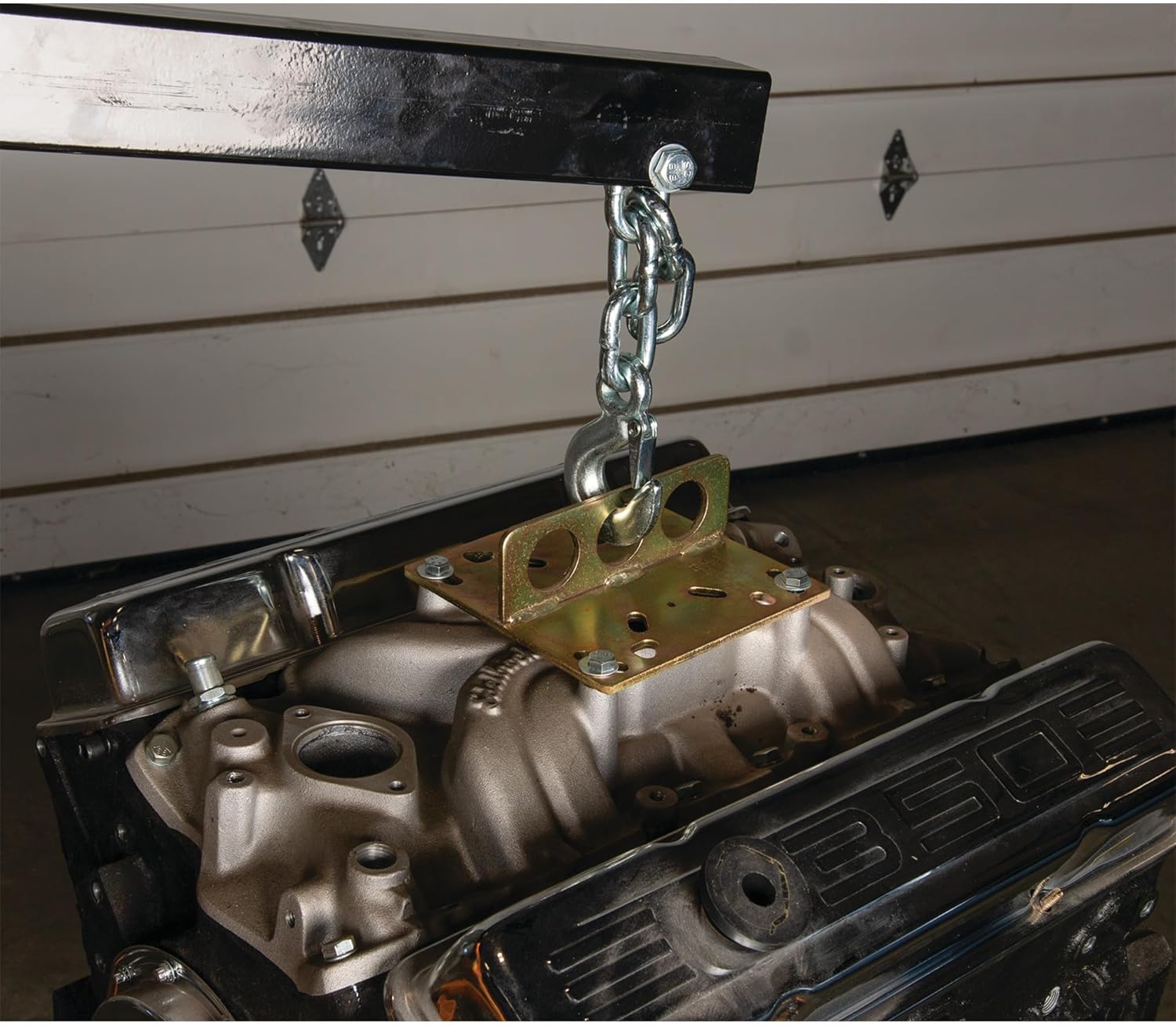 Performance Tool W41034 1/2 Ton (1,000 lbs.) Capacity Universal Engine Lift Plate , Gold - Image 5