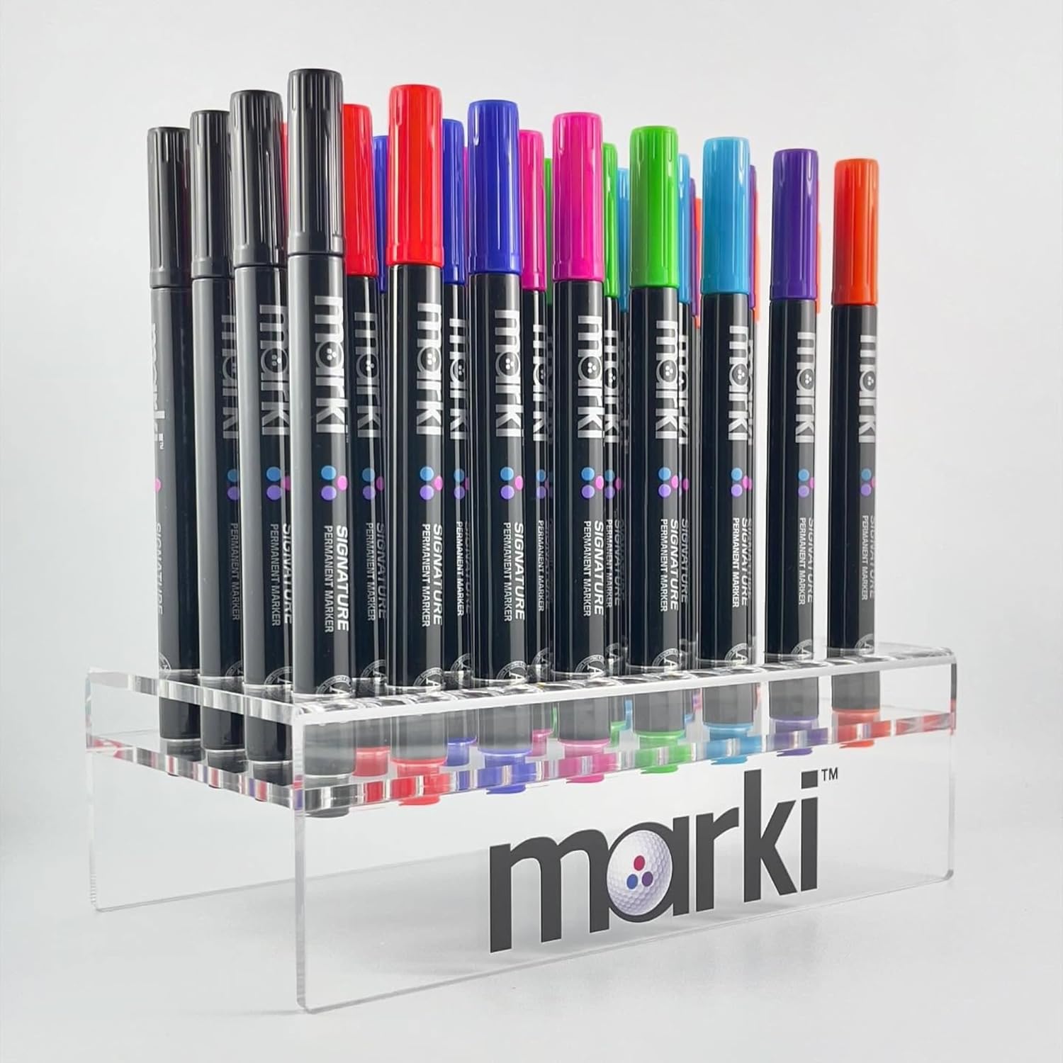 Marki Permanent Golf Ball Marker Pen – Fine Tip, Wear & Water Resistant Ink | Designed for Golf | Available in 8 Bold Colours | Single Pen - Image 6