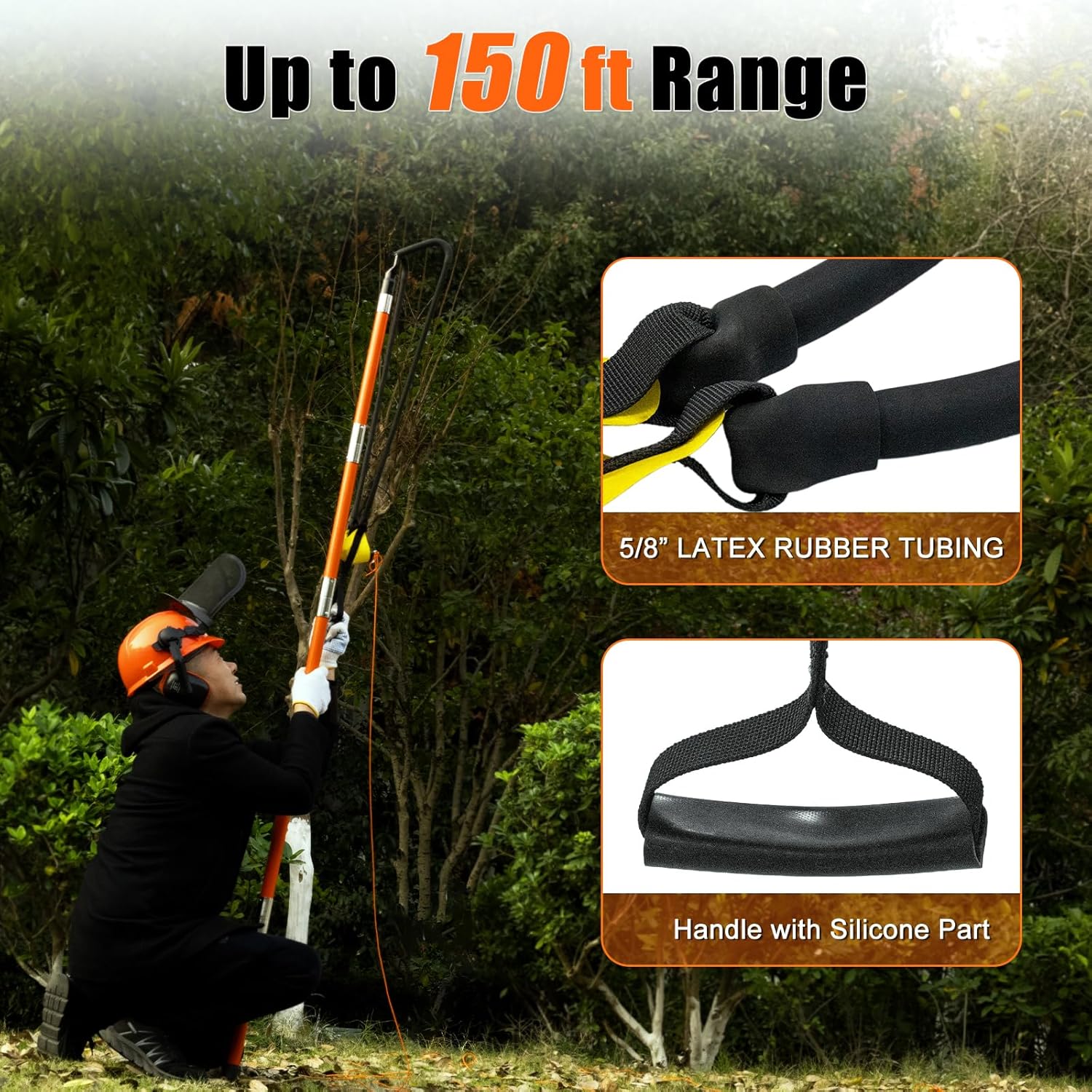 Arborist Slingshot Throw Line Rope Launcher, Portable Arborist Rope Launcher for Tree Work & Rope Placement - Image 5