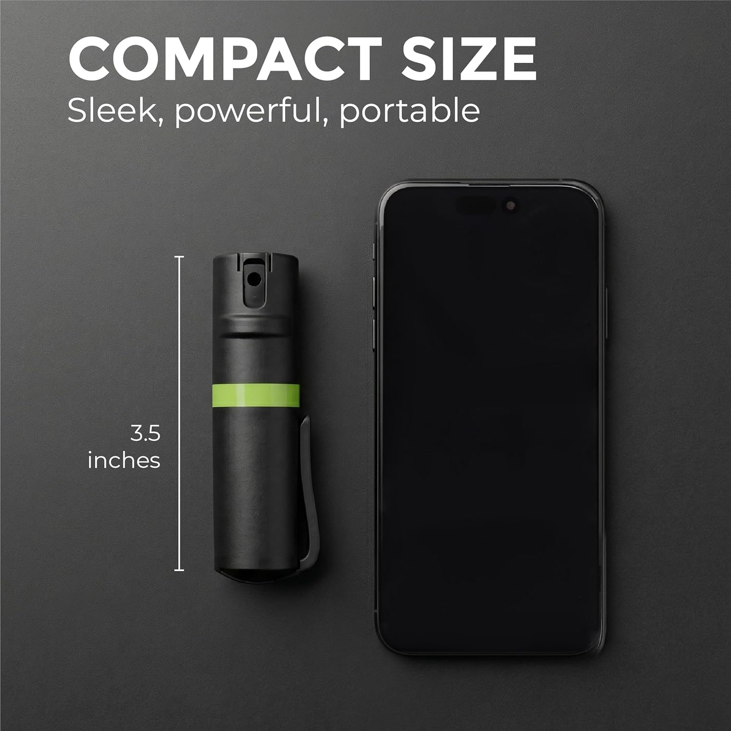 POM Pepper Spray Pocket Clip, Quick Flip Top Safety, Maximum Strength OC Formula with UV Marking Dye, Safe Compact and Tactical Design for Everyday Carry, 25 Bursts, 10 ft Range, 0.5 fl oz - Image 7