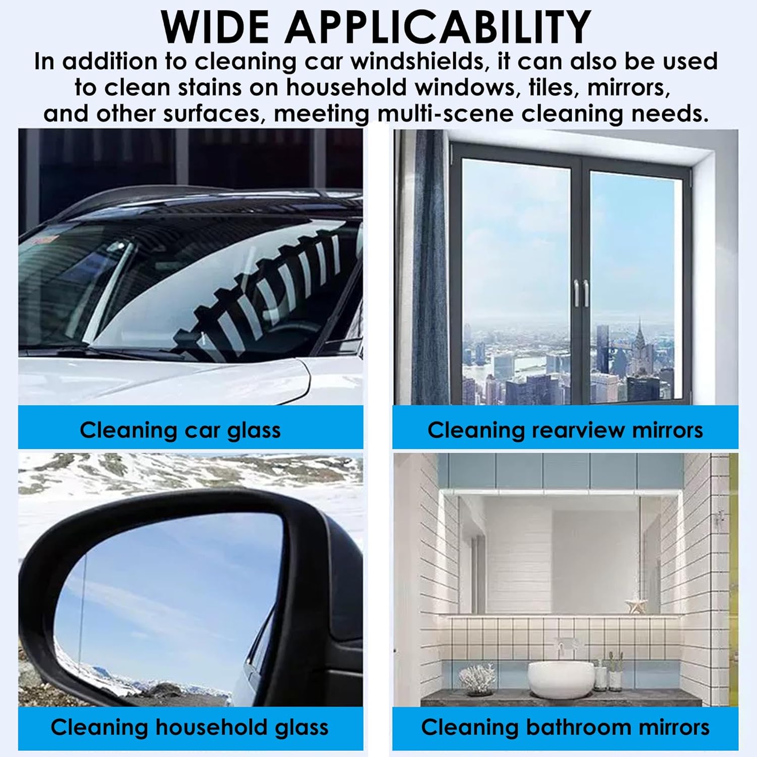 200 PCS-Car Windshield Washer Tablets, Glass Cleaner, Concentrated Effervescent Tablets, Solid Windshield Effervescent Wiper Tablet for Car Window Glass Cleaning (S) - Image 3