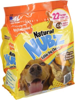Nylabone Natural Nubz Edible Dog Ch...