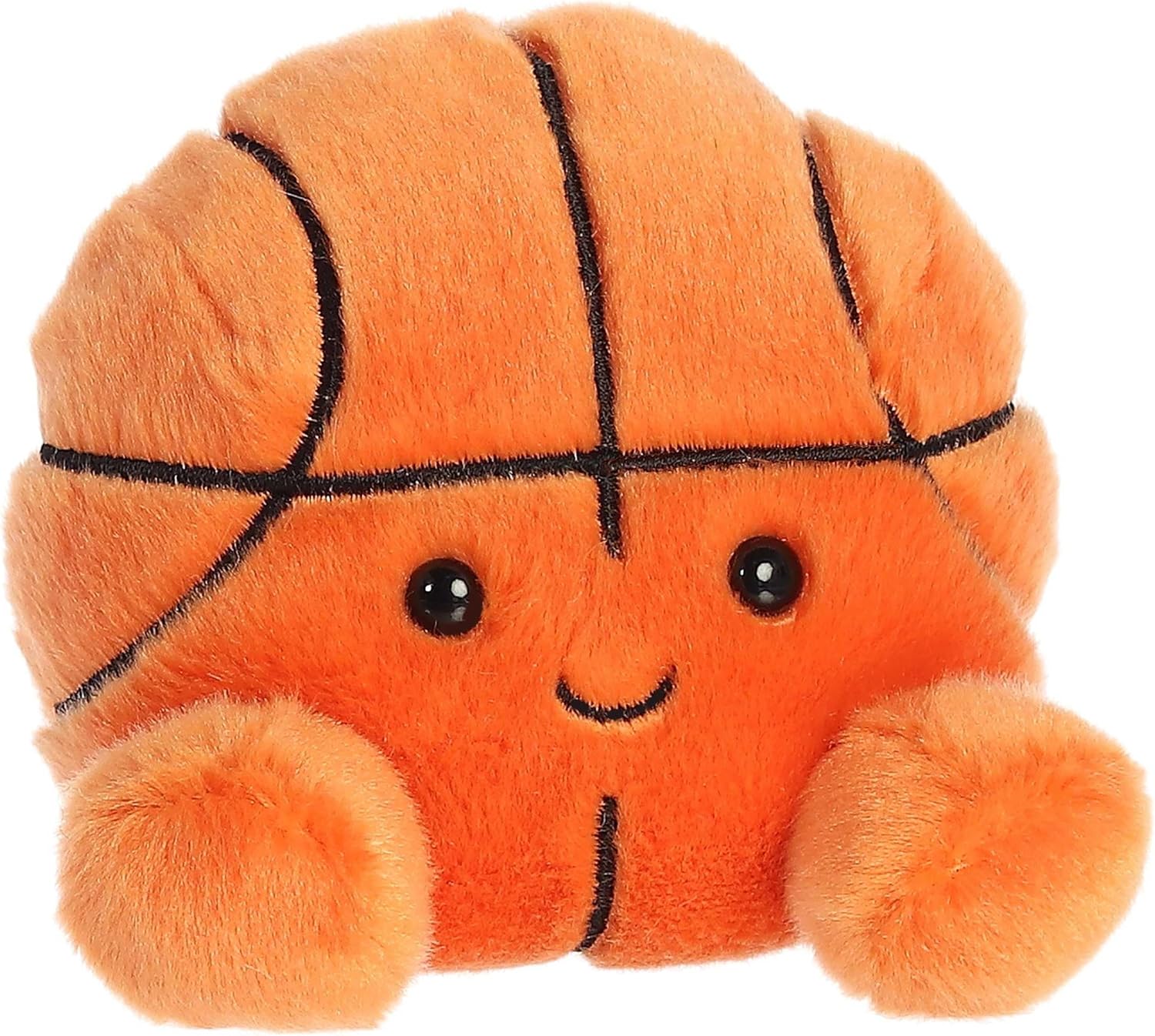 Aurora® Adorable Palm Pals™ Hoops Basketball™ Stuffed Animal - Fun Collectible Plush for Kids and Adult Collectors - Perfect for Decorating Rooms and Birthday Gifts - Orange 4 Inches - Image 3