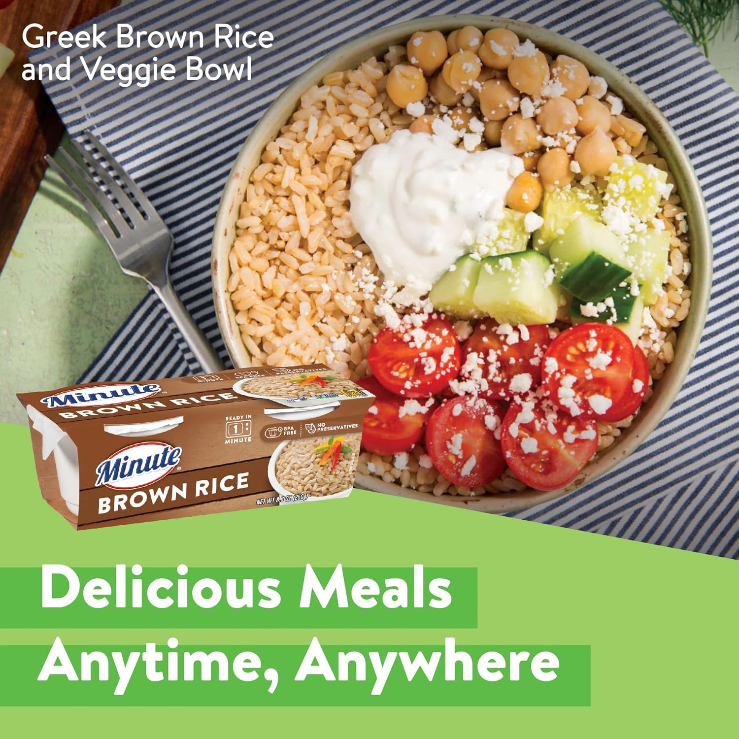 Minute Ready-to-Serve Brown Rice, Microwavable Rice Cups, 8.8-Ounce Cups (Pack of 8) - Image 7