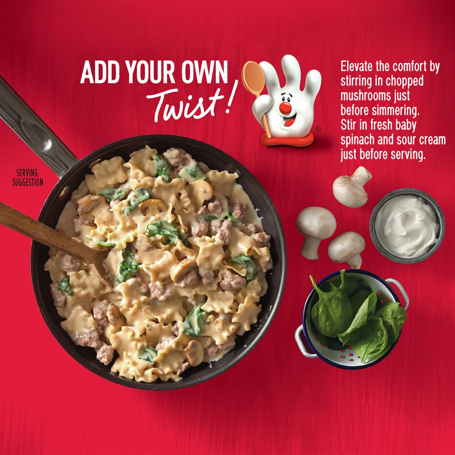 Hamburger Helper Deluxe Beef Stroganoff Pasta Meal (5.5 oz- 12 Pack) No Artificial Flavors, Ready in 3 Easy Steps, Quick Meals for Midweek Dinners, Busy Evenings & Families On-the-Go - Image 7