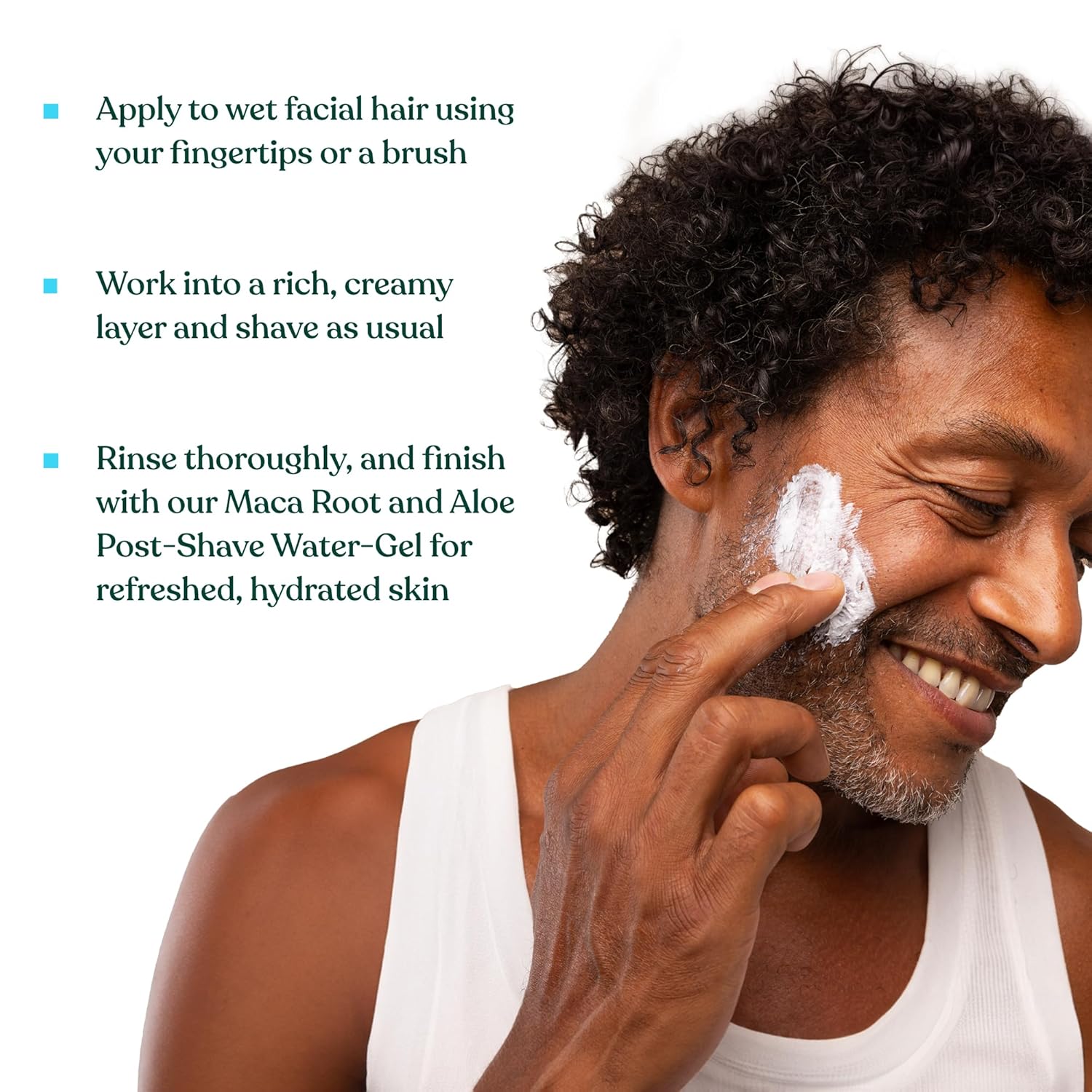 The Body Shop Maca Root & Aloe Softening Shaving Cream for Men | for a Smooth Shave with Aloe Vera | Safe for Sensitive Skin, 200 ml / 6.3 oz - Image 6