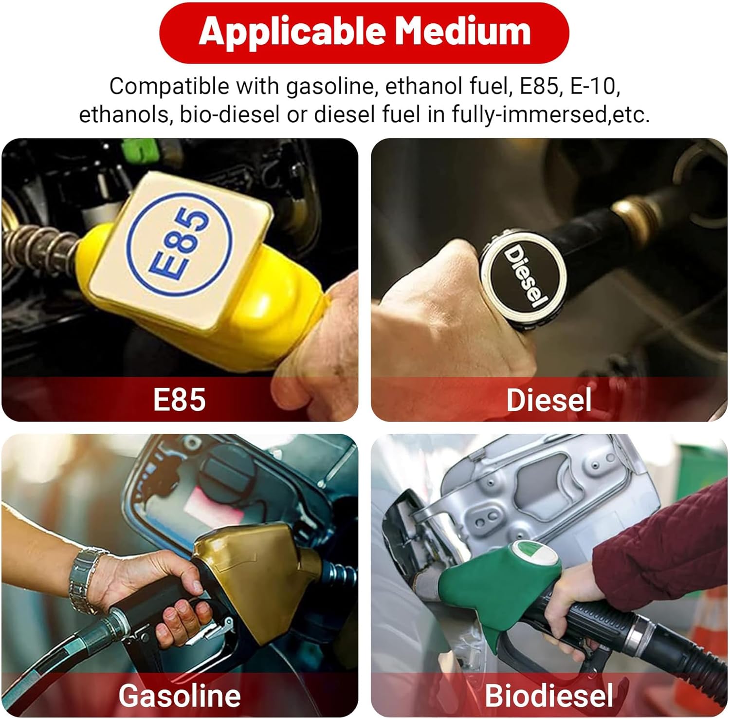 EVIL ENERGY 5/16" Submersible Fuel Hose E85 In Tank Line SAE 30R10 For Automotive Fuel Systems 1FT 300PSI - Image 5