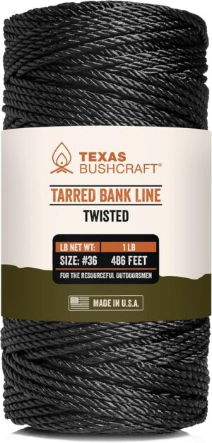 Texas Bushcraft Tarred Bank Line Tw...
