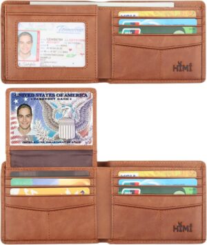 Wallet for Men-Genuine Leather RFID...