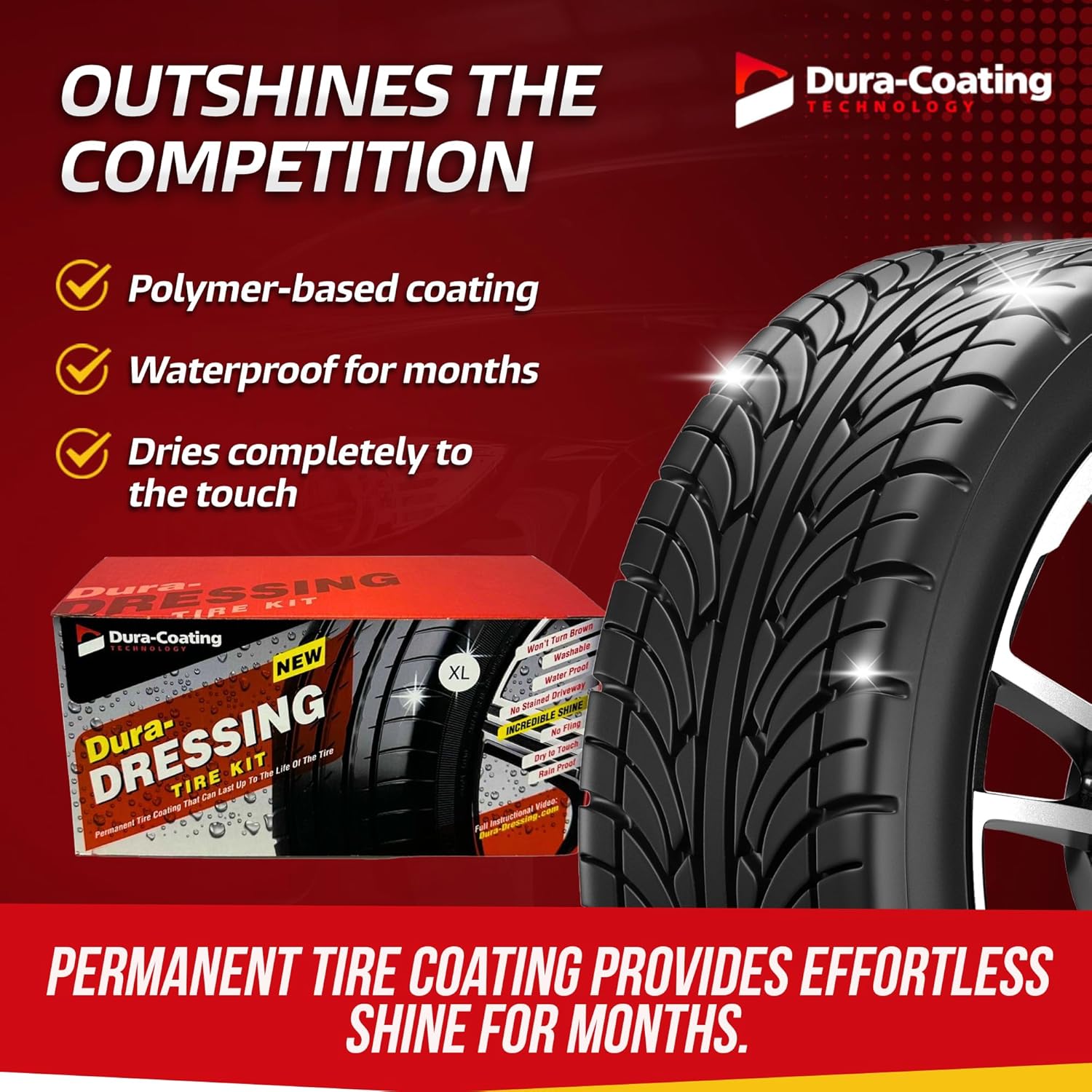Dura-Dressing Total Tire Kit XL (2-3 Cars/1 Large Truck) - Image 3