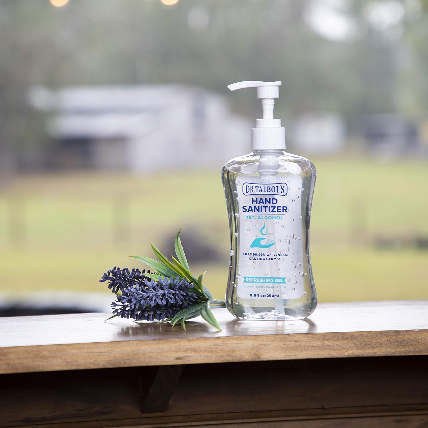 Dr. Talbot's Refreshing Gel Hand Sanitizer With Easy Pump, Fragrance Free, 8.5 Fl Oz - Image 5