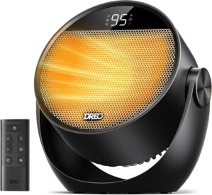 DREO Space Heater 1500W, 60° Adjus...