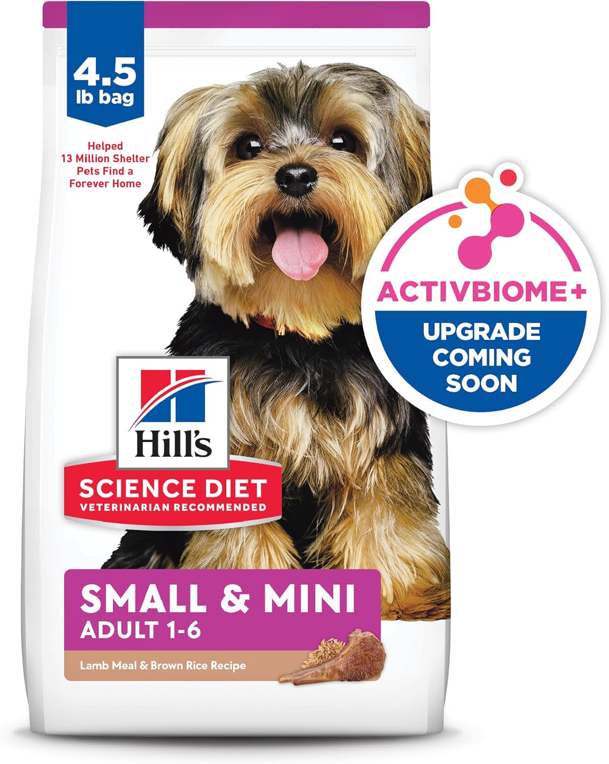Hill's Science Diet Adult 1-6 Small & Mini Dry Dog Food, Lamb Meal & Brown Rice, 4.5 lb. Bag - Image 14