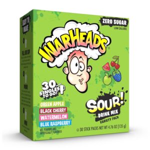Warheads Singles To Go Sour Drink M...