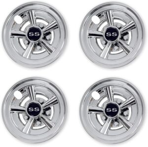 NOKINS Golf Cart SS Wheel Covers Hu...