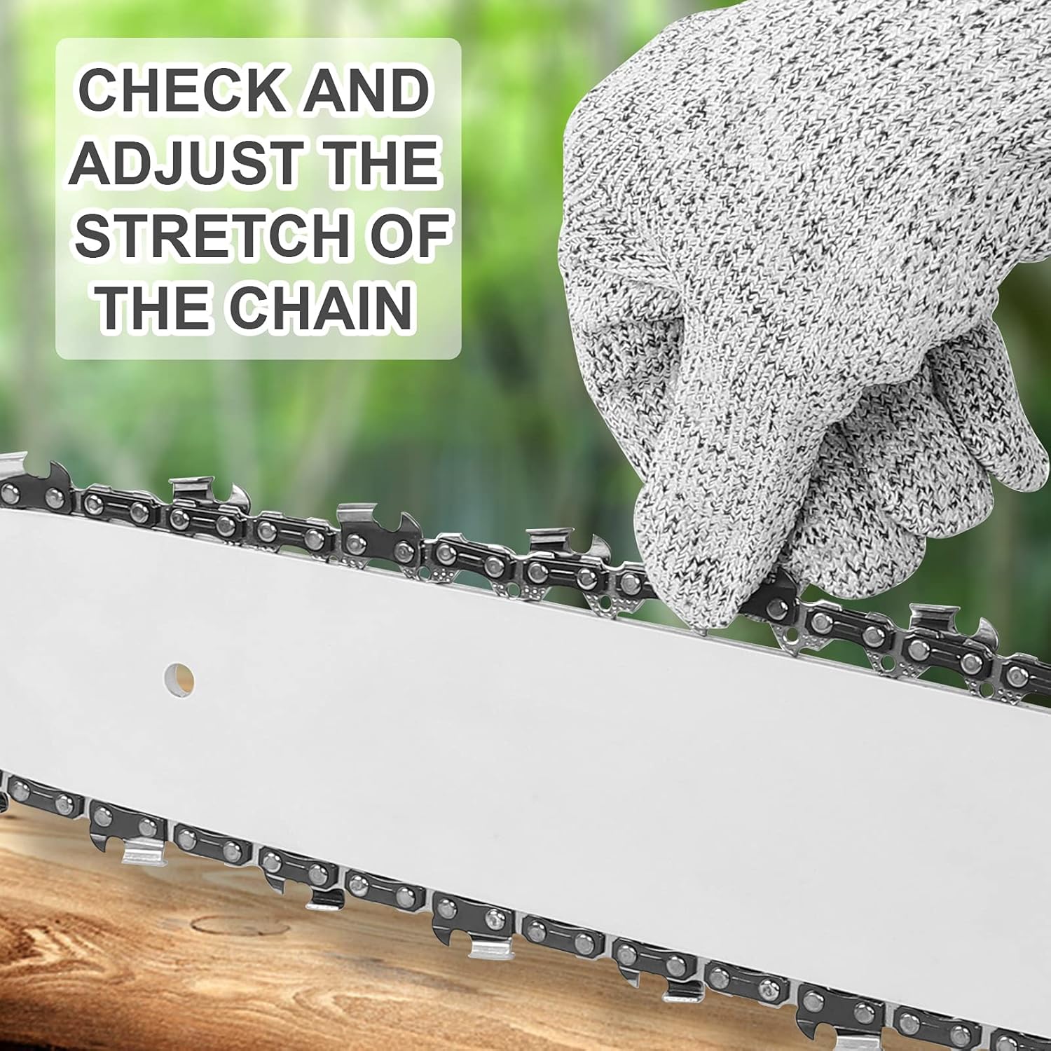 2 Pack 16 Inch Chainsaw Chains 3/8 LP .050" 56 Drive Links Fits Craftsman/Sears, Echo, McCulloch, Poulan, Homelite, Ryobi - Image 5