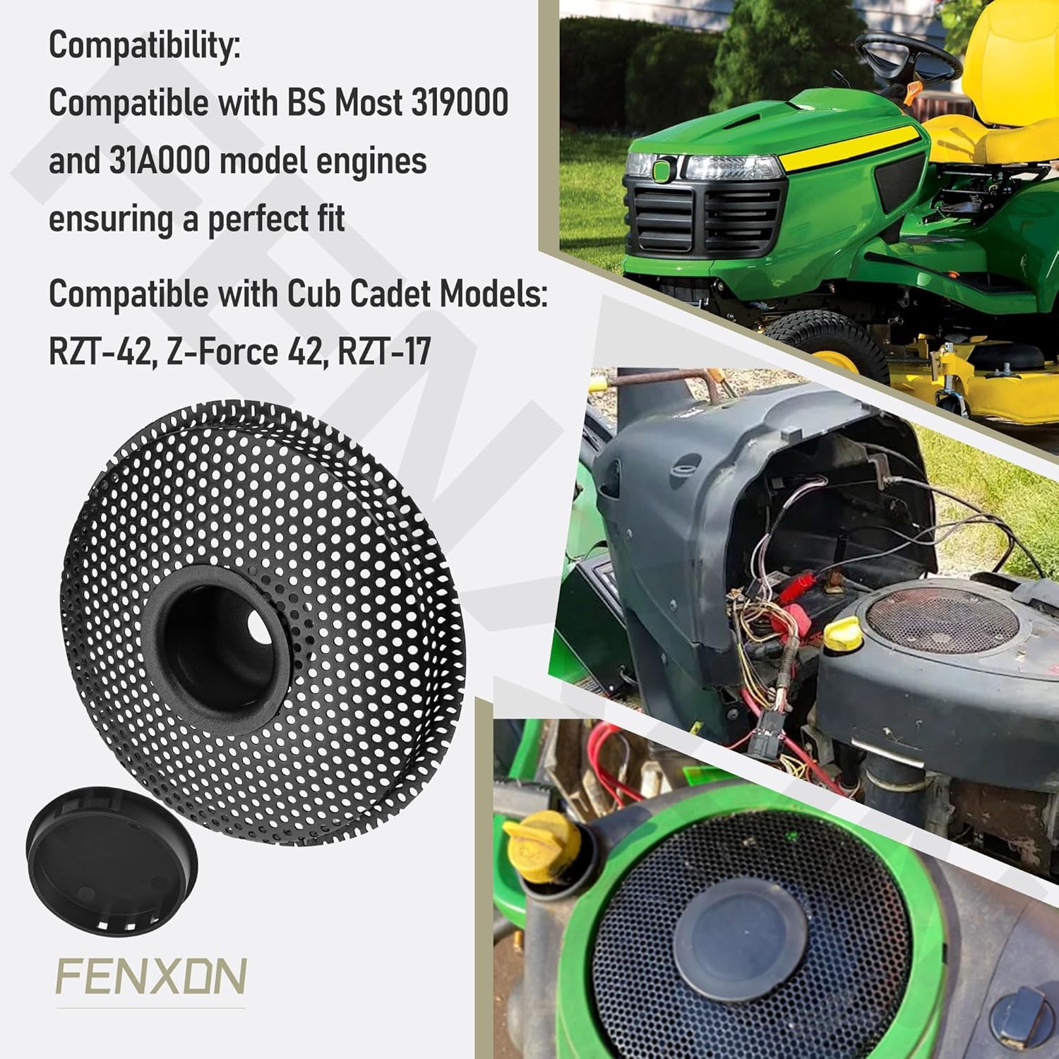 796201 Flywheel Fan for BS Most 319000, 31A000 Model Engines, 2” Lawn Mower Fan Replaces Old 699708, 794436, 699043, 697853, 695492, 695056, 796083 - Image 6