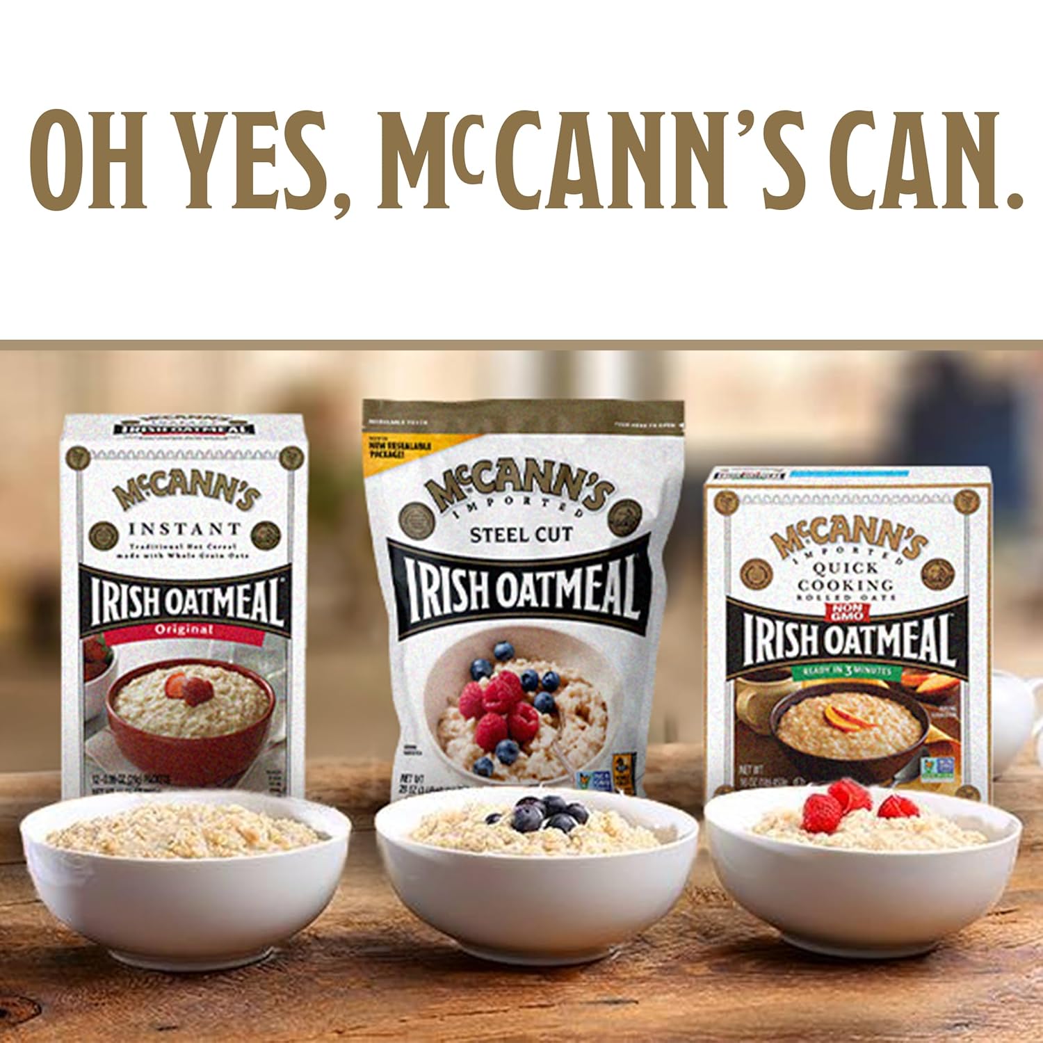 McCann's Irish Oatmeal, Traditional Steel Cut Oats, 28 Ounce Bag - Image 9