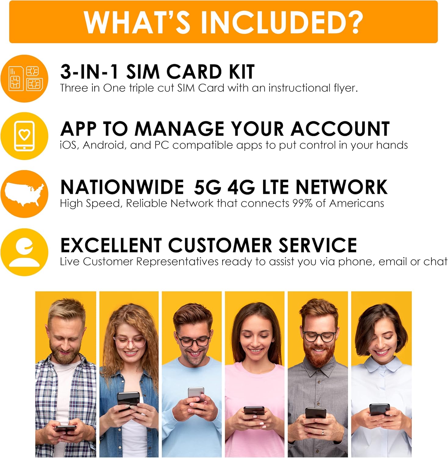 SpeedTalk Mobile $5 Prepaid Wireless Pay Go Plan for Smartphones & Cellphones | 5G 4G LTE | 100 Talk, 100 Text, 100 MB Data |Triple Cut (Mini,Micro,Nano) Sim Card | No Contract | 30-Day Service - Image 6