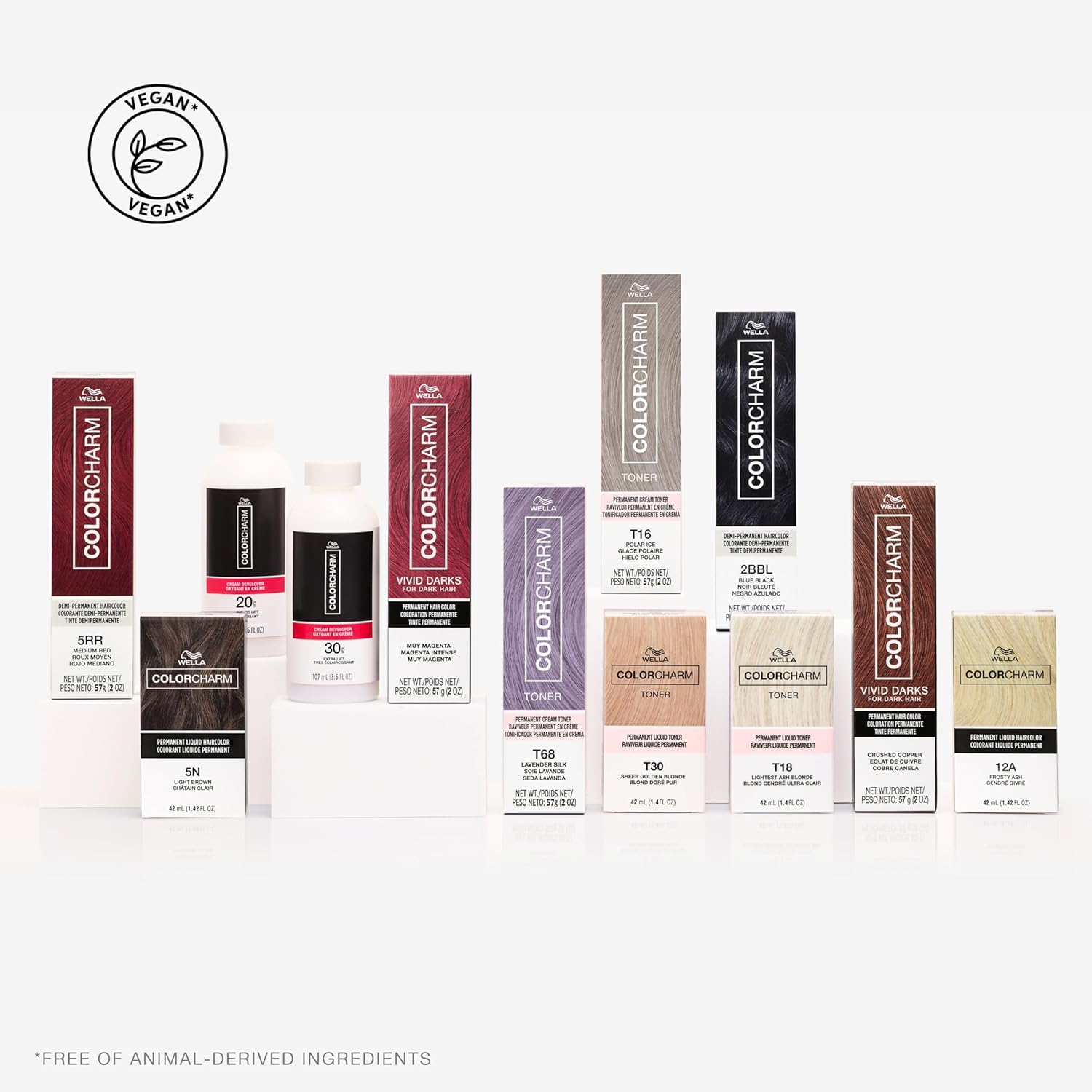 COLORCHARM Cream Hair Color Developers | For Activating Color, Highlighting, Gray Coverage, Blending, and Rich Multi-Dimensional End Results | Vegan | Various Sizes - Image 8
