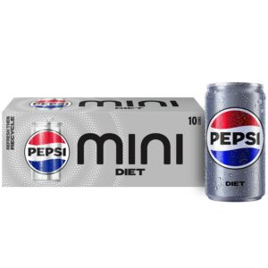 Diet Pepsi Soda, 7.5 Ounce Mini Can...
