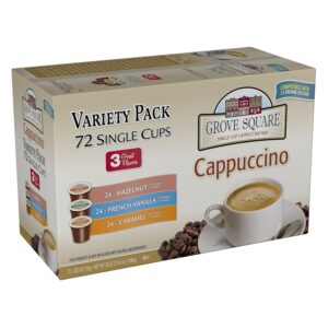 Grove Square Cappuccino Pods, Varie...