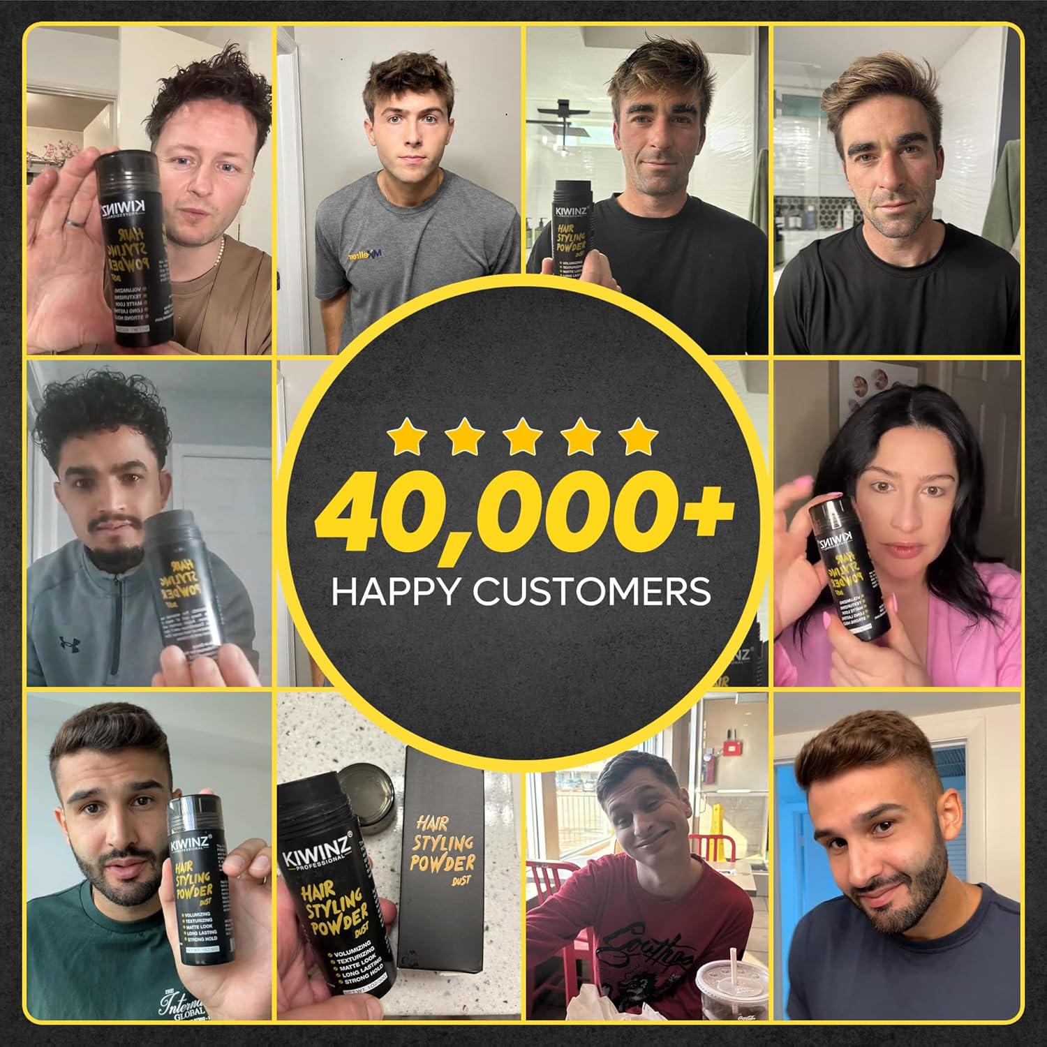 Hair Styling Powder for Men – Natural Look Texture Hair Powder with Matte Finish – Long-Lasting Hold, Adds Volume & Texture, Non-Sticky and Smells Great – 30g - Image 4