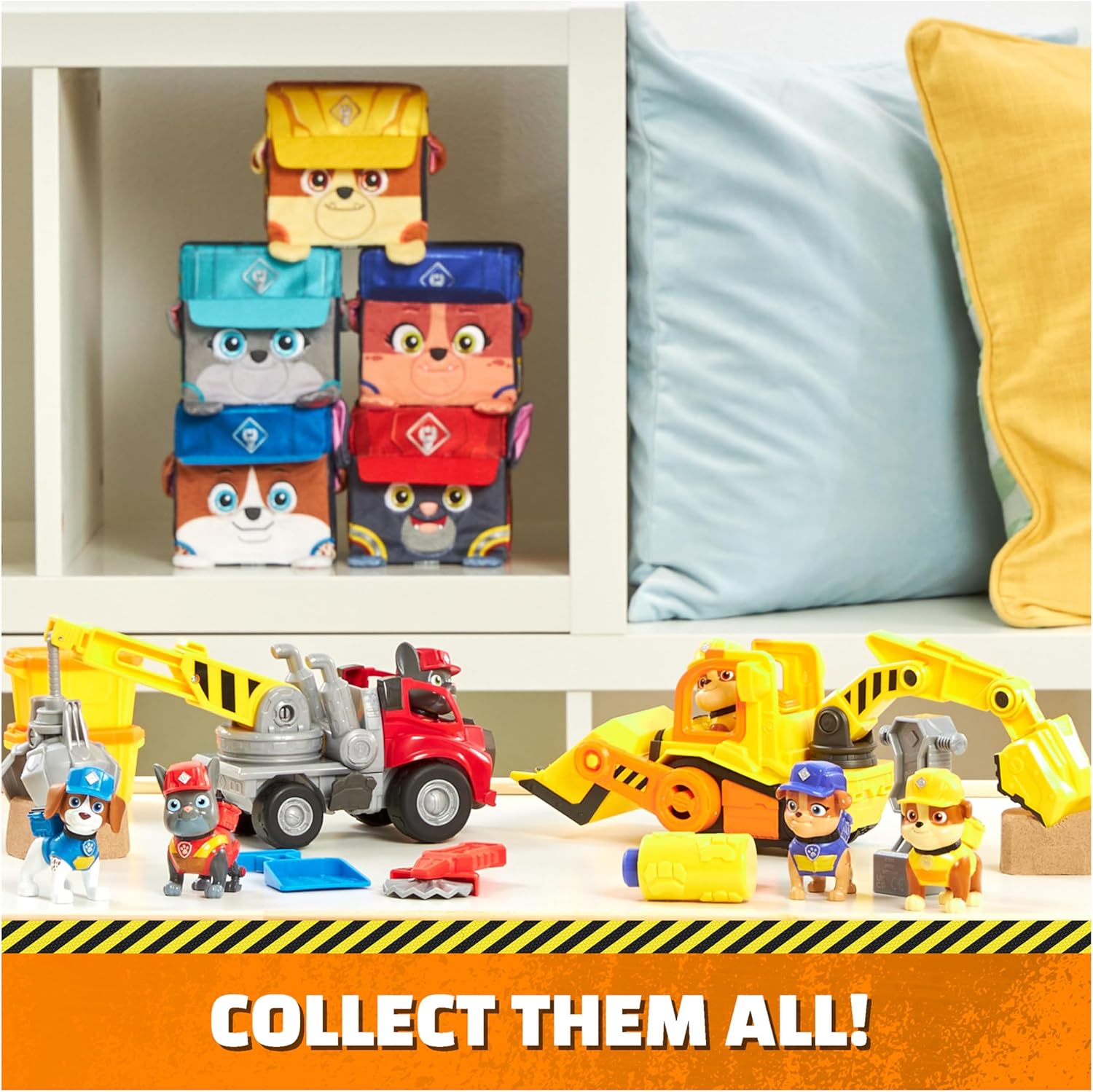 Rubble & Crew, Mix’s Cement Mixer Toy Truck with Action Figure and Movable Construction Toys, Kids Toys for Ages 3 and Up - Image 7