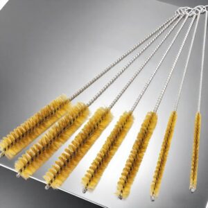 7 PCS Brass Wire Tube Brush Kit Wir...