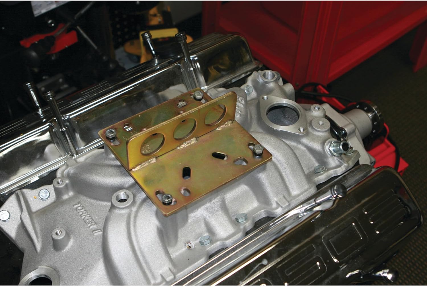 Performance Tool W41034 1/2 Ton (1,000 lbs.) Capacity Universal Engine Lift Plate , Gold - Image 3