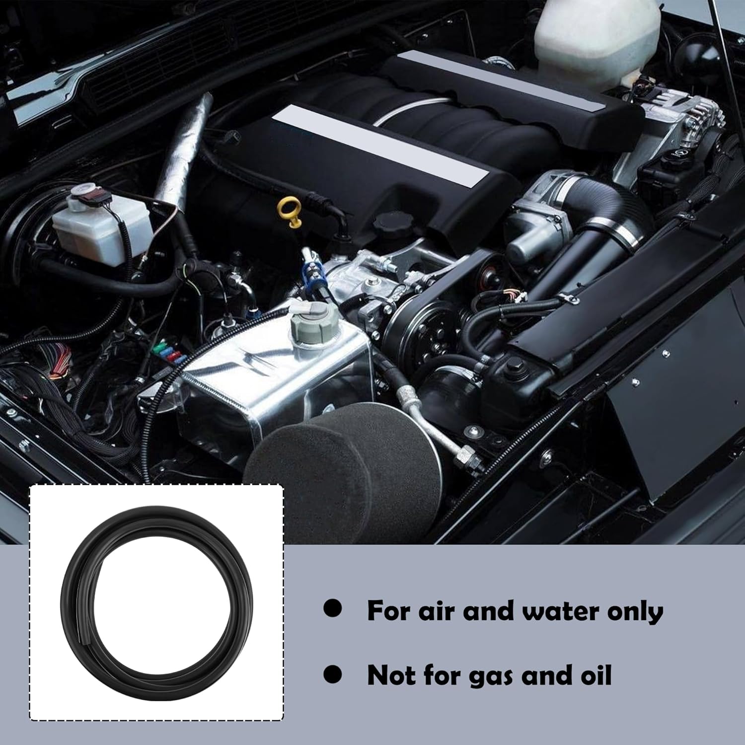 10Ft Vacuum Hose Automotive,ID 5/32 Inch (4mm) Silicone Vacuum Hose for Transporting Air and Water,Universal Vacuum Lines Automotive Accessories for Car Truck SUV - Image 6