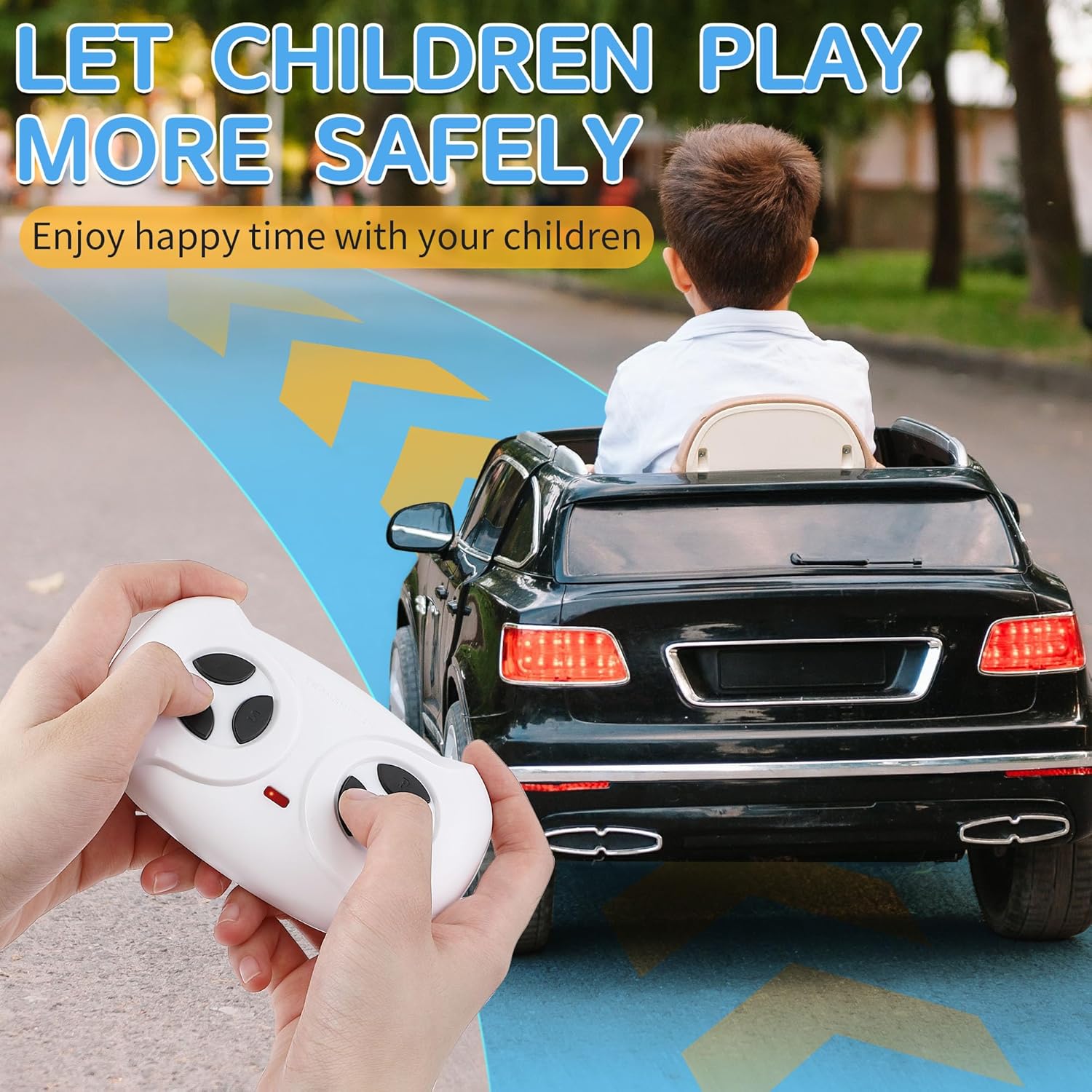 Saillong 2.4G Remote Control for Kids Electric Car, White Remote Control for 12V Electric Ride On Car/Truck/Toddler Cars, Controller Transmitter Accessories Compatible with JR1603, JR1602FCC, HY2012 - Image 6