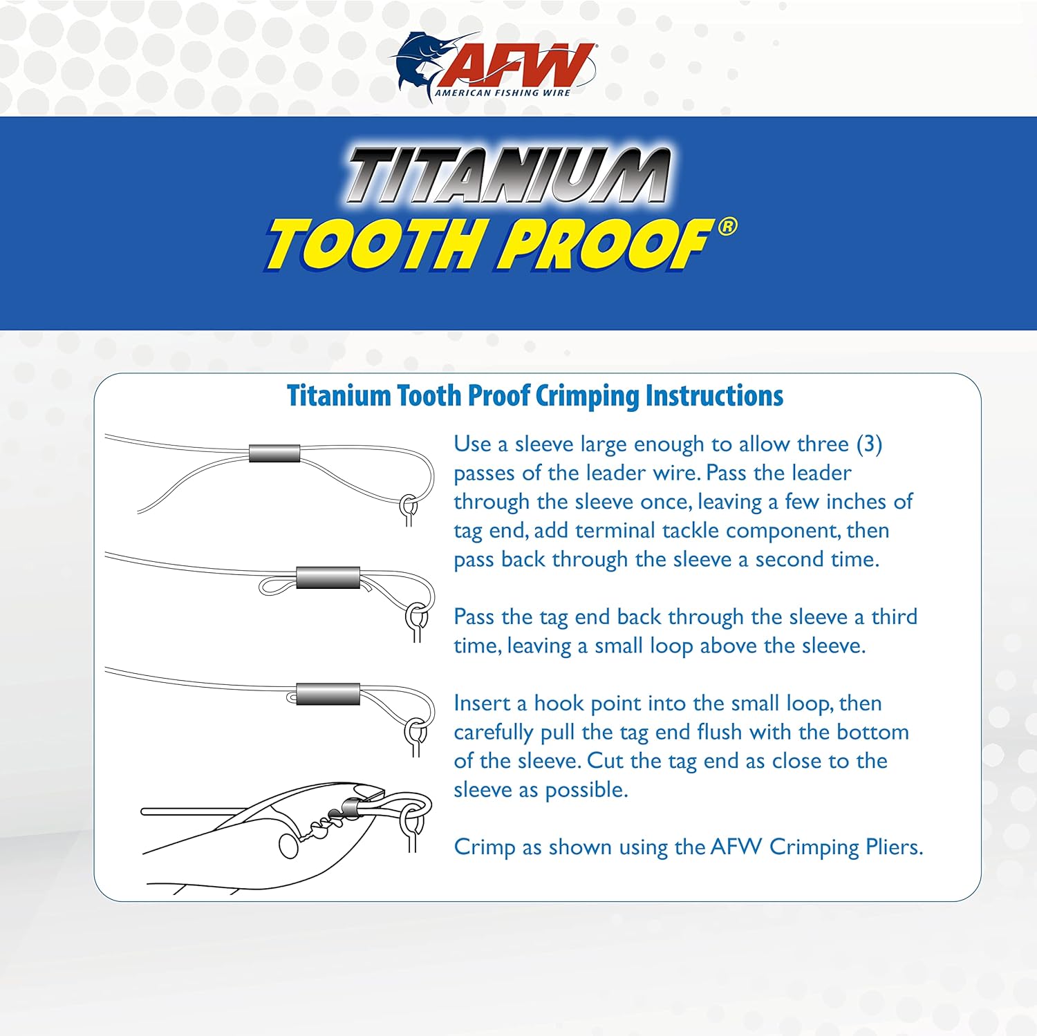 American Fishing Titanium Tooth Proof Single Strand Leader Wire - Image 5