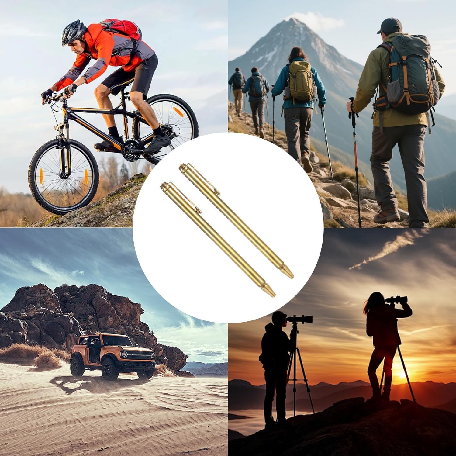 Molain 2Pcs Dowsing Rods, Retractable Divining Rods Portable Pen Stainless Steel Shape L Rod for Ghost Gold Hunting Water Energy Detection Paranormal Investigation - Image 5