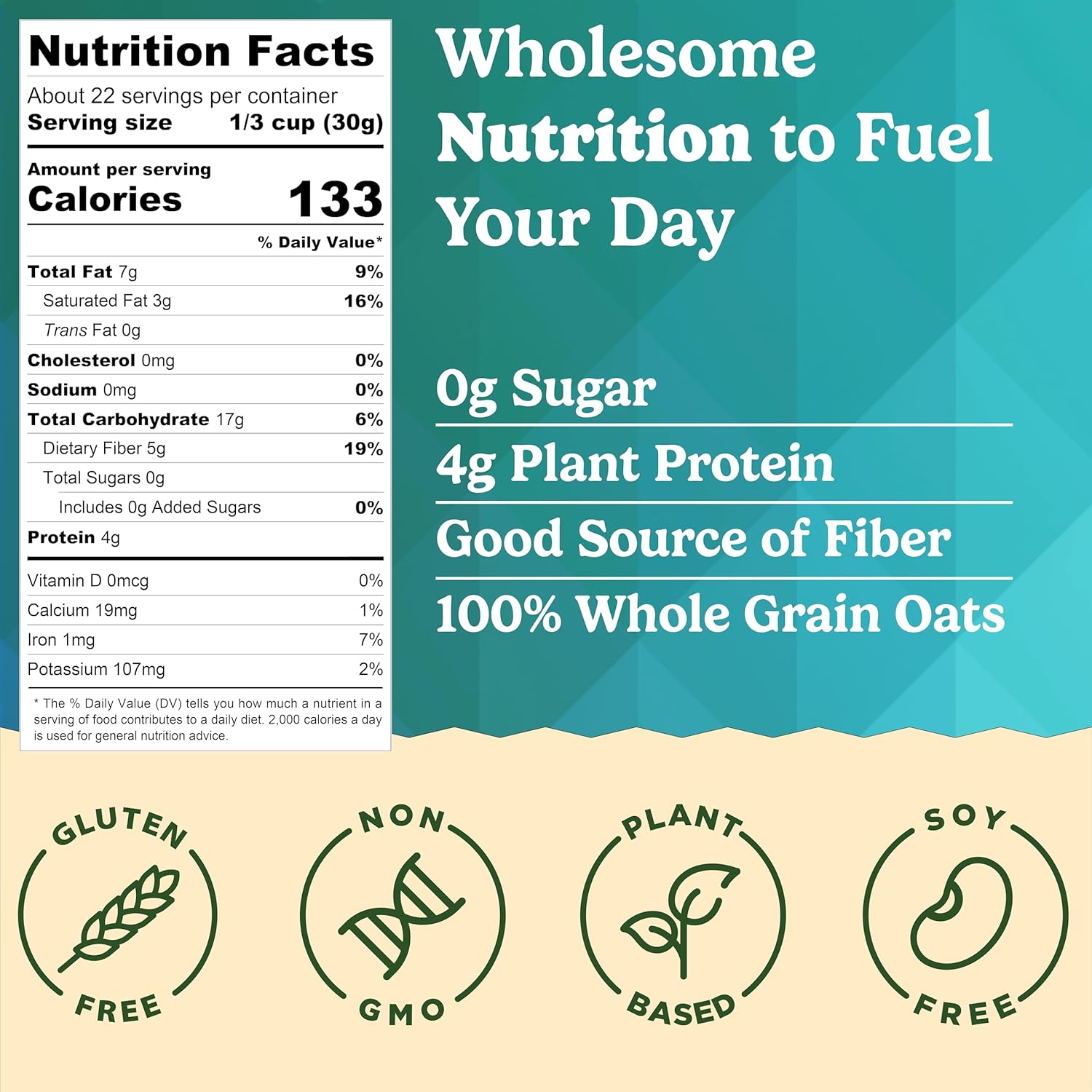 MyCerealMix Cinnamon Pecan Sugar-Free Granola, 10 oz - Keto & Diabetic-Friendly, Plant-Based, No Added Sugar, Gluten-Free, High Fiber, Allulose & Monk Fruit Sweetened, Non-GMO Oats - Image 5
