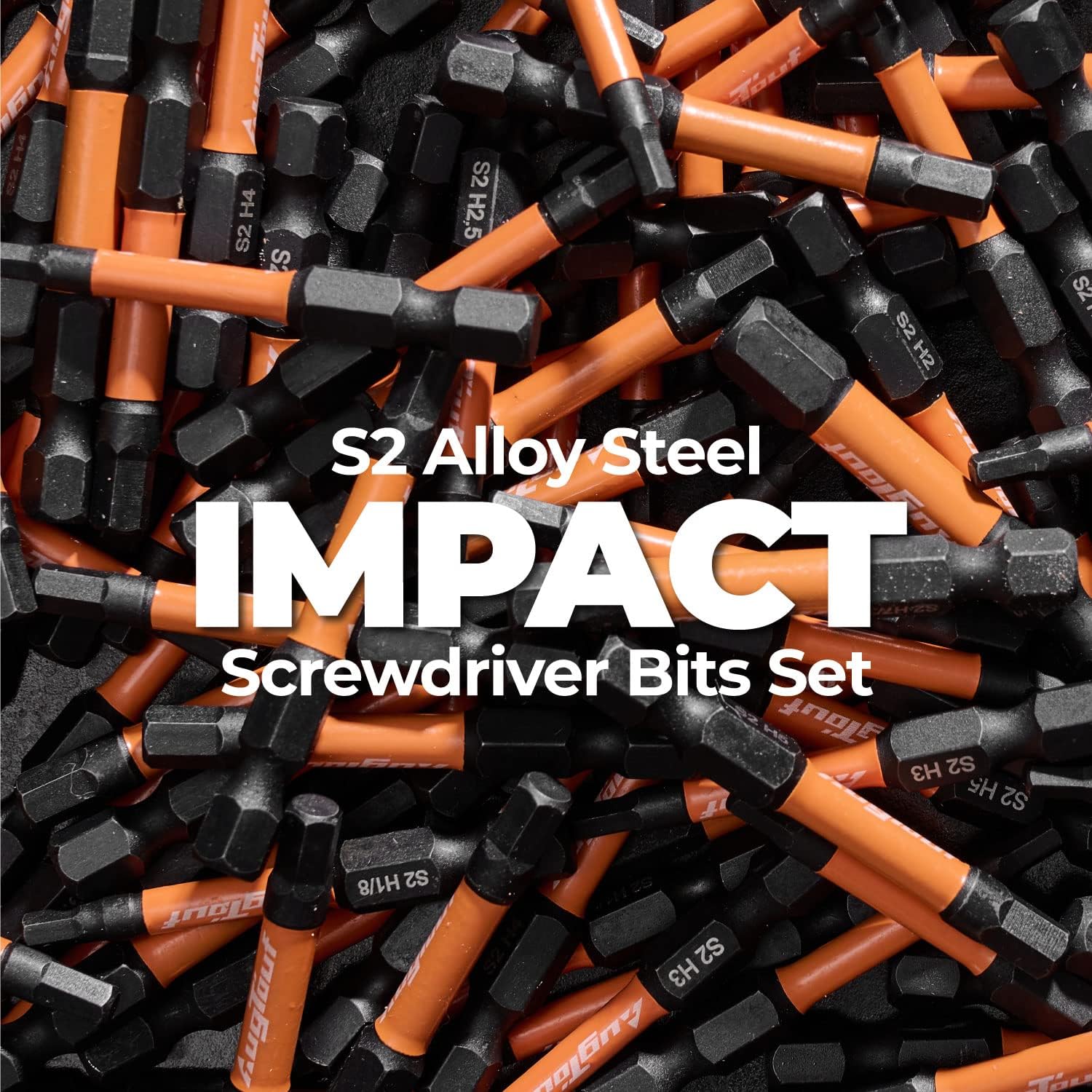 toolant 5/32" Impact Hex Bits Set 10pcs, 1/4” Hex-Shank Allen Wrench Drill Bit Set, S2 Steel, CNC Machined Tips with Magnetism, 2” Long with Storage Box - Image 6